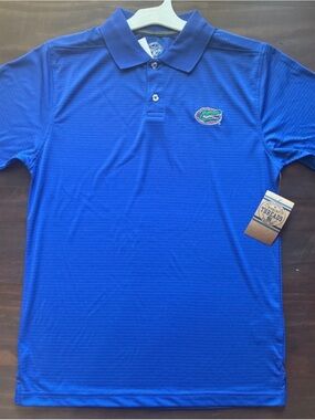 Rivalry Threads Royal Blue Gators Embroidered Polo